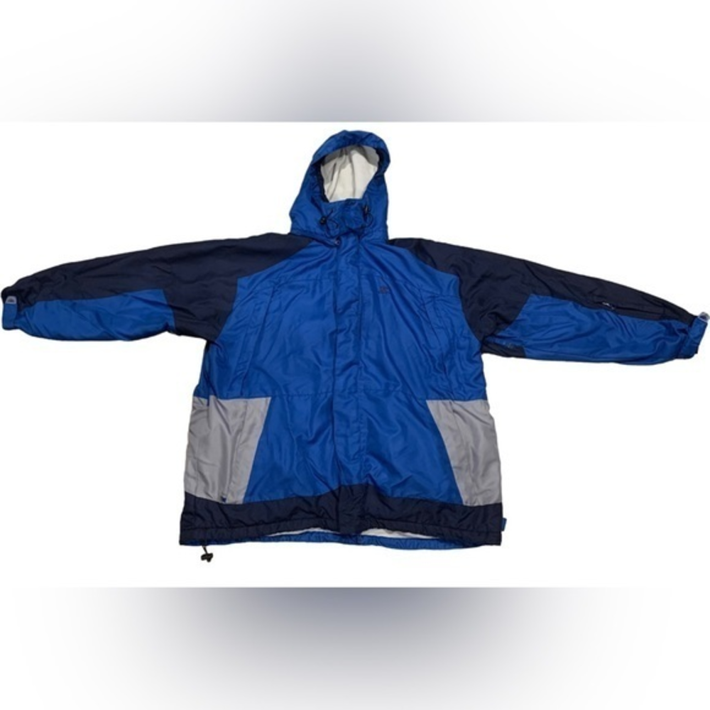 Vintage Starter Winter 2 in 1 Jacket Men‎ s Size XL Blue with Hood